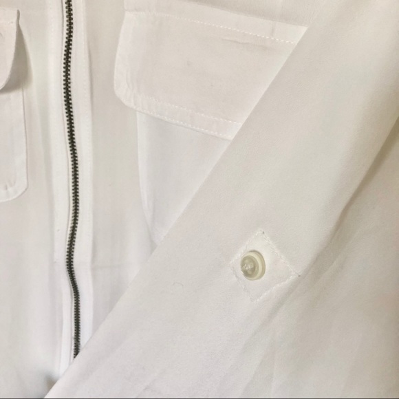 🔥BOGO FREE- Unique zip front collared blouse - Picture 7 of 11